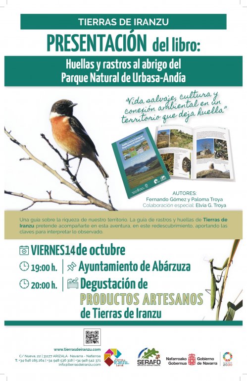 Presentación libro "Huellas y Rastros al Abrigo del Parque Natural de Urbasa y Andia"