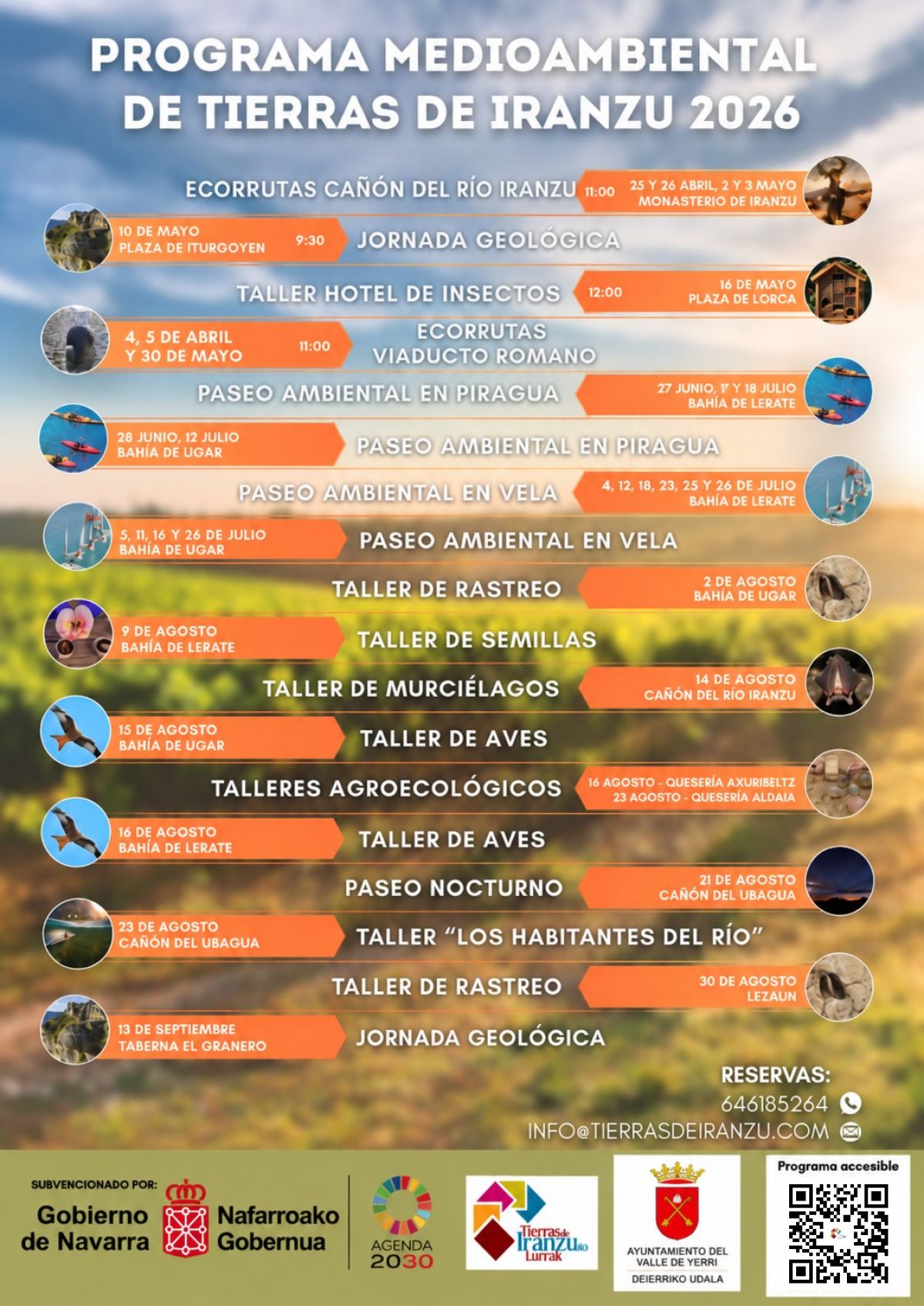 Talleres medioambientales en Tierras de Iranzu